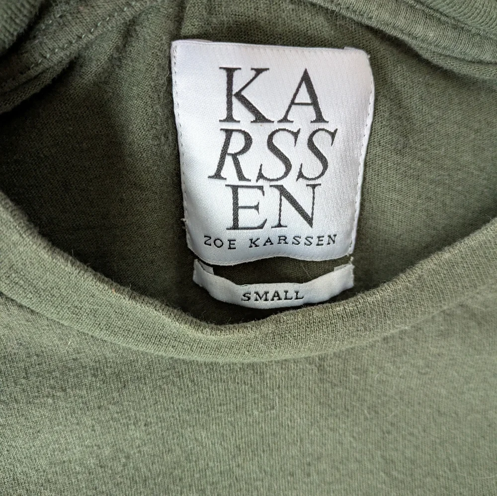 KARSSEN Green Graphic T-Shirt "You'll Do"-Small - Picture 3 of 4